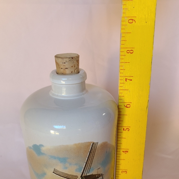 Vintage MKM Max Kruger Stoneware Pottery Salt Glaze Holland Windmill Wine Jug - Picture 9 of 9